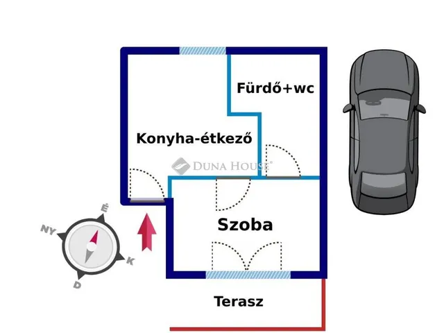 Kiadó lakás Kecskemét 29 nm