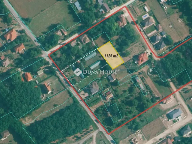 Eladó telek Ballószög 1125 nm