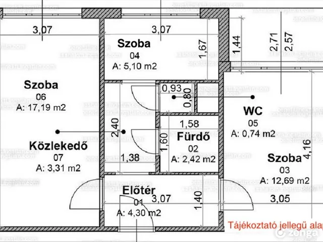 Eladó lakás Budapest III. kerület 48 nm