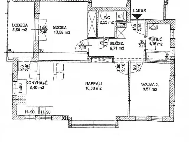 Eladó lakás Budapest XIV. kerület 63 nm