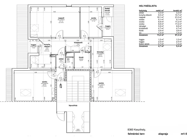 Eladó lakás Keszthely 78 nm