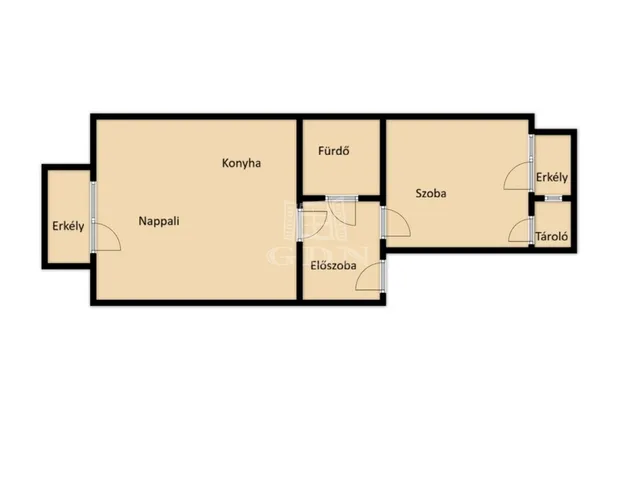 Kiadó lakás Budapest XIV. kerület, Alsórákos 45 nm