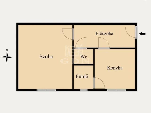 Eladó lakás Budapest XIII. kerület, Angyalföld 40 nm