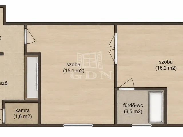 Kiadó lakás Budapest XIV. kerület, Herminamező 48 nm