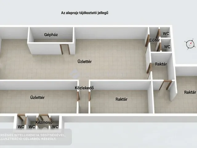 Eladó kereskedelmi és ipari ingatlan Erdőkövesd 153 nm
