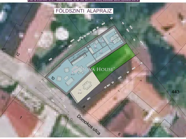 Eladó telek Eger 168 nm