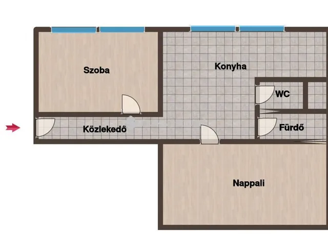 Eladó lakás Miskolc, Középszer utca 51 nm