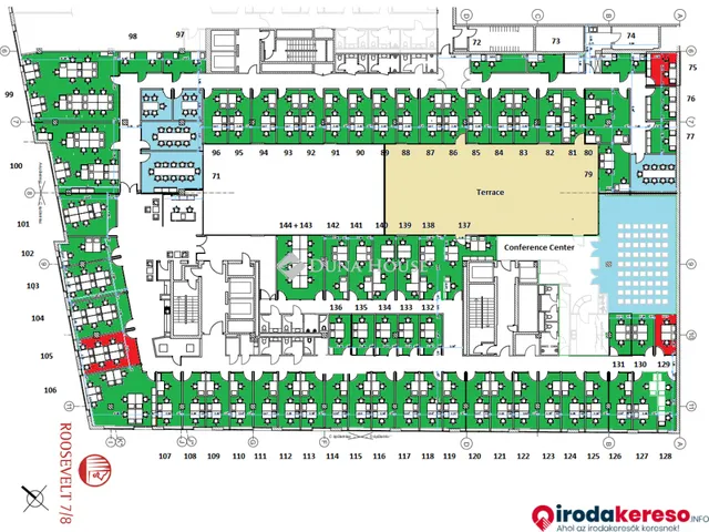 Kiadó kereskedelmi és ipari ingatlan Budapest V. kerület, Szabadság tér 12 nm