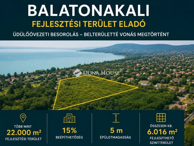 Eladó kereskedelmi és ipari ingatlan Balatonakali, Dörgicsei út 6016 nm