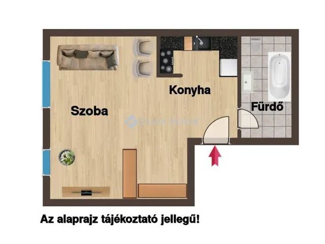 Kiadó lakás Budapest IX. kerület 29 nm