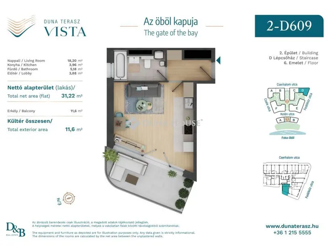 Eladó lakás Budapest XIII. kerület, Cserhalom utca 31 nm