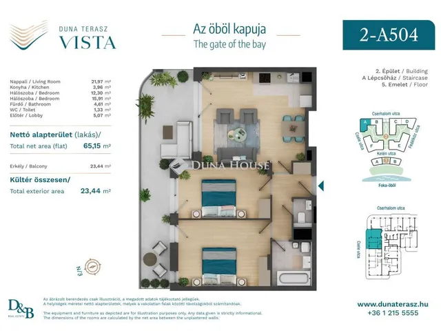 Eladó lakás Budapest XIII. kerület, Cserhalom utca 65 nm