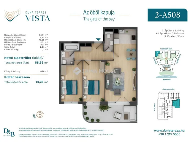 Eladó lakás Budapest XIII. kerület, Cserhalom utca 69 nm