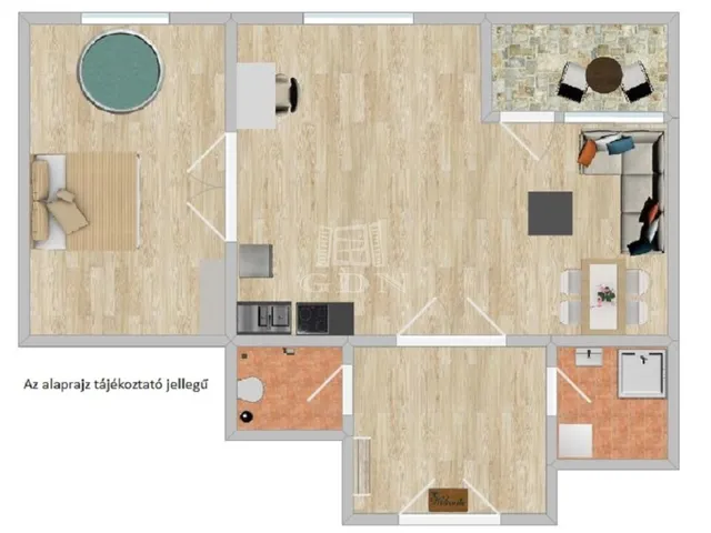 Kiadó lakás Szeged, Belváros 65 nm