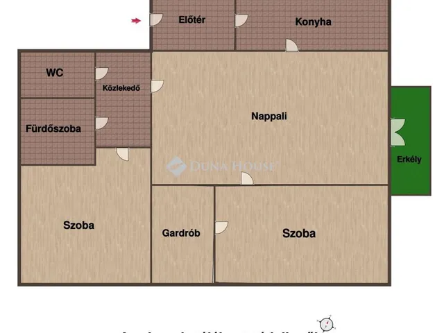 Eladó lakás Tiszafüred 70 nm