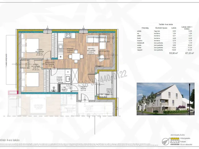 Eladó lakás Hajdúszoboszló 67 nm