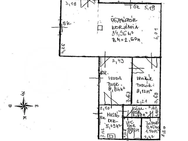 Eladó ház Bodroghalom 90 nm