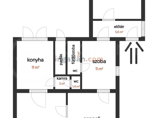 Eladó ház Miskolc, Zsolcai kapu 85 nm