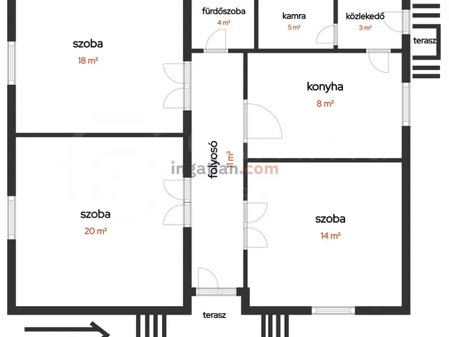Eladó ház Alsózsolca 85 nm
