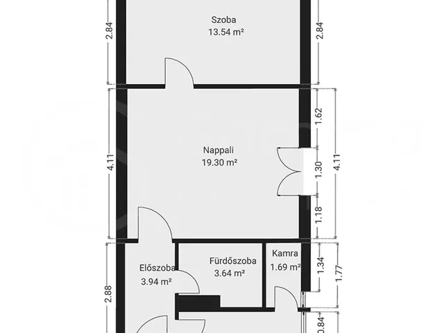 Kiadó lakás Kazincbarcika, Belváros 49 nm