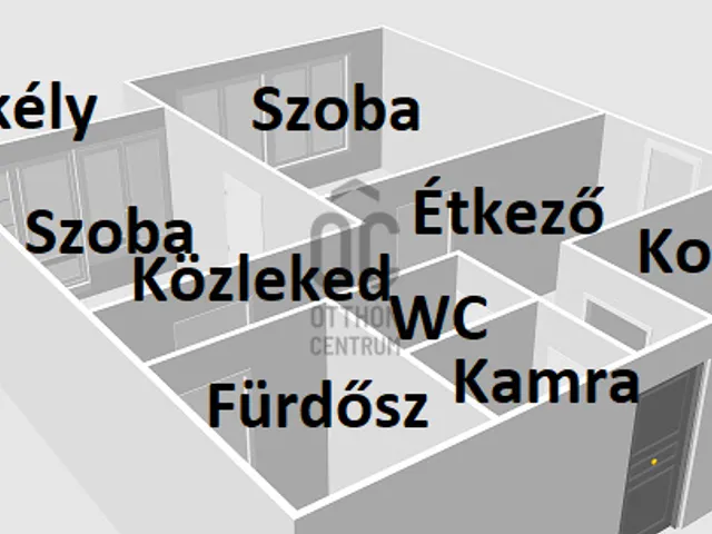 Eladó lakás Pápa, Vajda Péter-lakótelep 60 nm