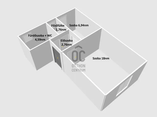 Eladó lakás Pápa, Belváros 34 nm