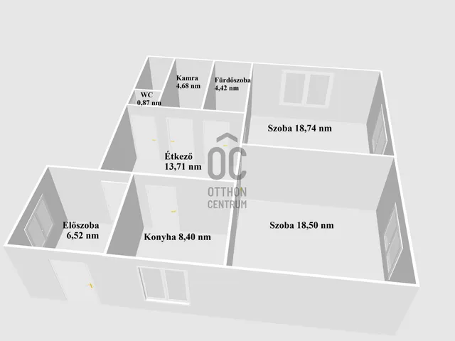 Eladó ház Pápa, Tókert 76 nm