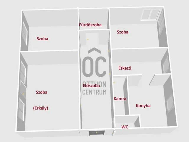 Kiadó lakás Pápa, Felsőváros 74 nm