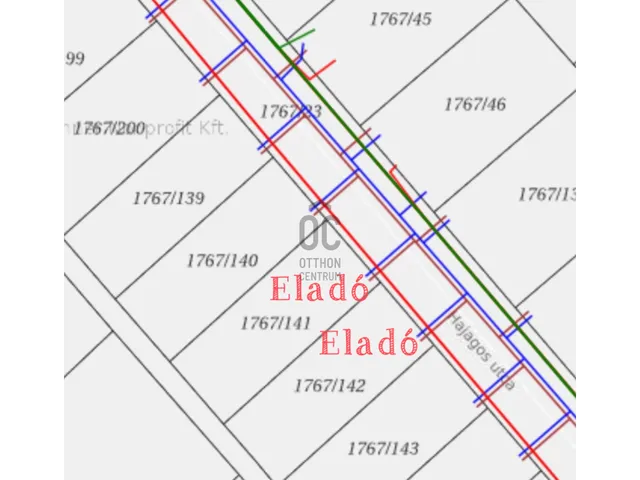 Eladó telek Pápa 601 nm