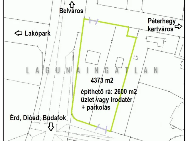 Eladó telek Budapest XI. kerület, Péterhegy 4373 nm