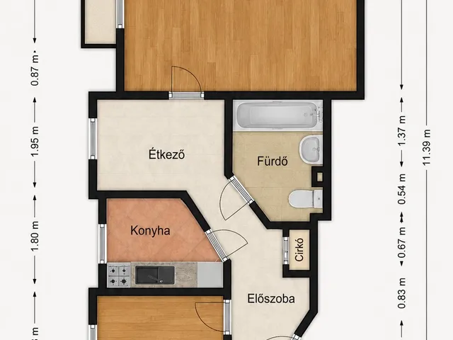 Kiadó lakás Budapest XVIII. kerület, Gloriett-telep 50 nm