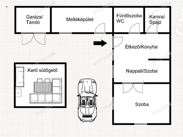 Eladó ház Kecskemét 100 nm