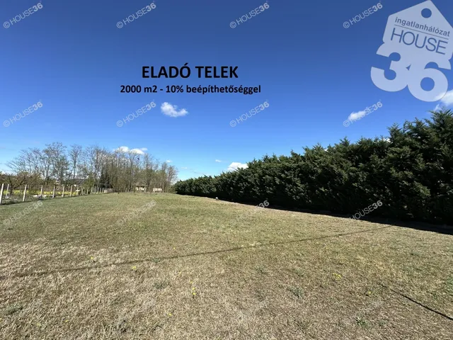 Eladó telek Kecskemét 2000 nm