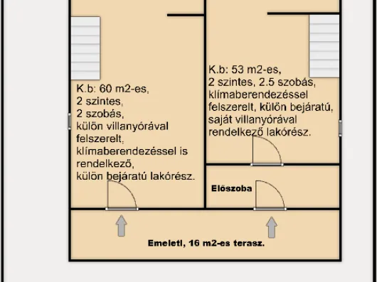 Eladó üdülő és hétvégi ház Baja 113 nm