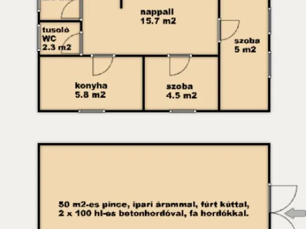 Eladó mezőgazdasági ingatlan Soltvadkert 70 nm