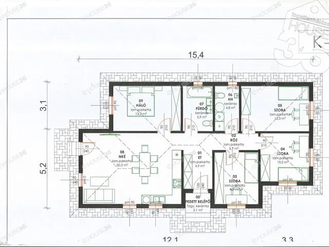 Eladó ház Kecskemét 115 nm