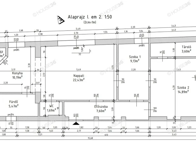 Eladó lakás Kecskemét, Belváros 76 nm