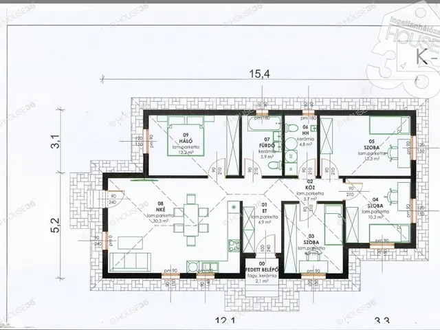 Eladó ház Kecskemét, Alsószéktó 114 nm