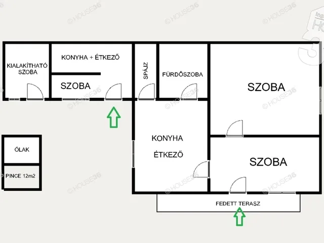 Eladó ház Ágasegyháza 56 nm