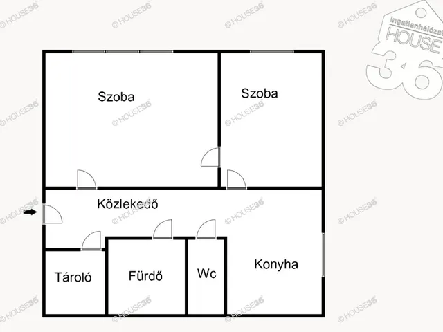 Kiadó lakás Kiskunfélegyháza 50 nm