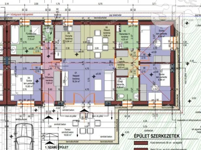 Eladó ház Kecskemét, Kadafalva 92 nm