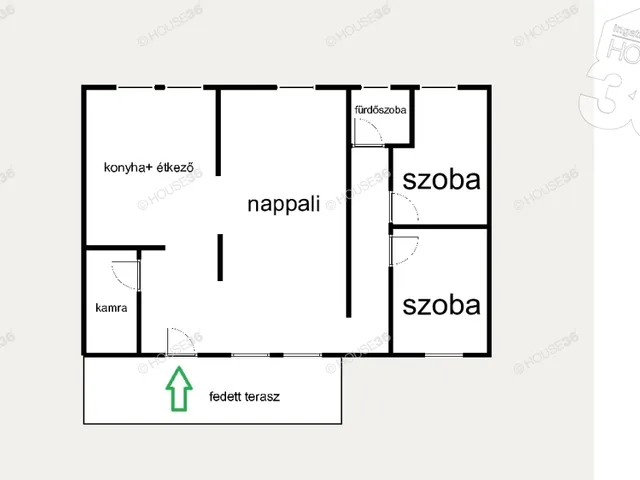 Eladó ház Kecskemét, Belsőnyír 60 nm