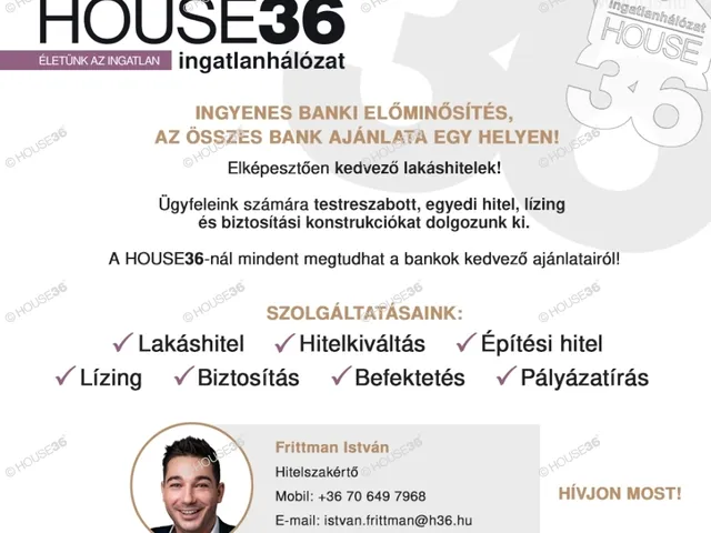 Eladó ház Kecskemét 360 nm