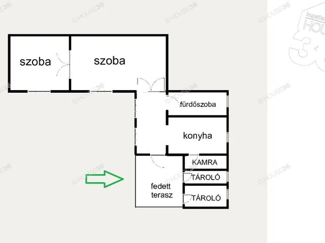 Eladó ház Kecskemét 62 nm