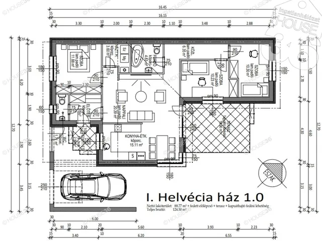 Eladó ház Kecskemét 90 nm