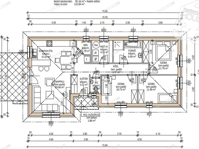 Eladó ház Kecskemét 90 nm