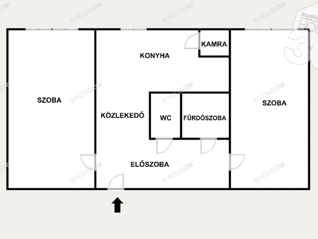 Eladó lakás Kecskemét, Belváros 51 nm