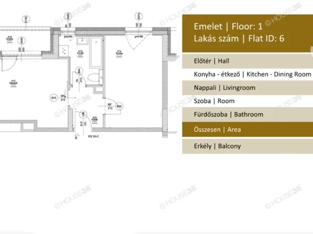 Eladó lakás Budapest VIII. kerület 45 nm