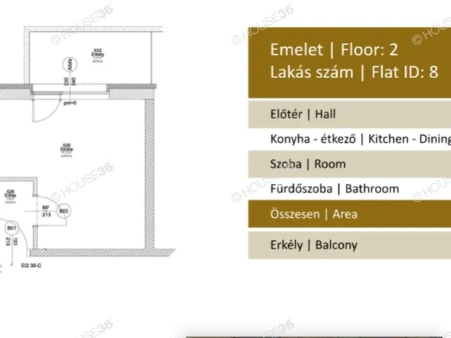 Eladó lakás Budapest VIII. kerület 27 nm