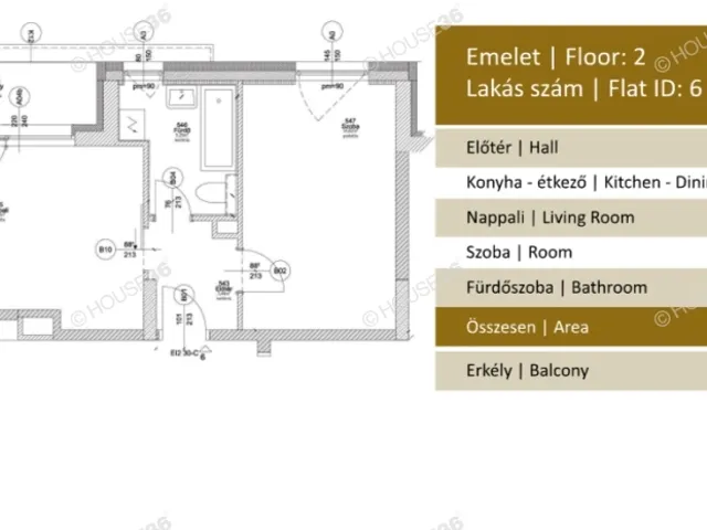 Eladó lakás Budapest VIII. kerület 45 nm